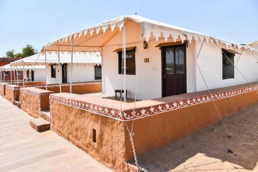 Camp at thar desert in Jaisalmer